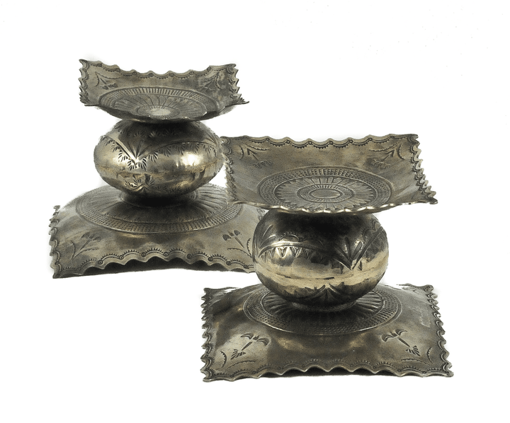 Stamped Candle Holder