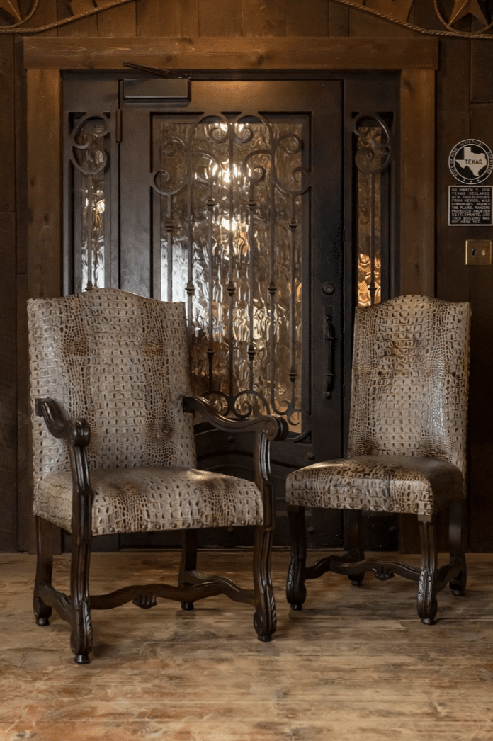 Cream Gator Dining Chair