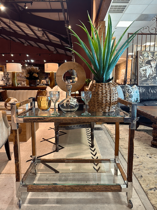 Rustic Bar Cart