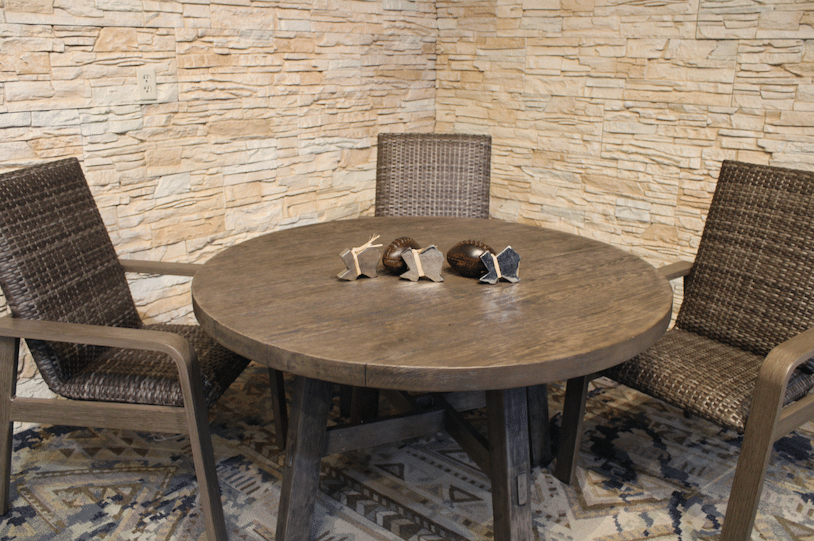 Weathered Wood Dining Table