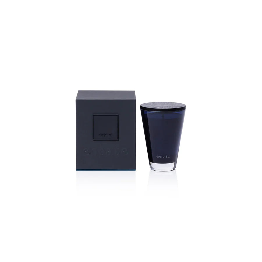 Navy Blue Agave Candle