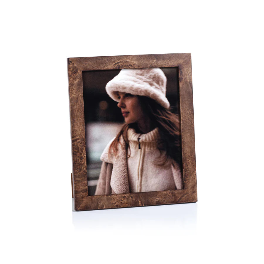 Burl Wood Photo Frame