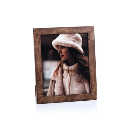 Burl Wood Photo Frame