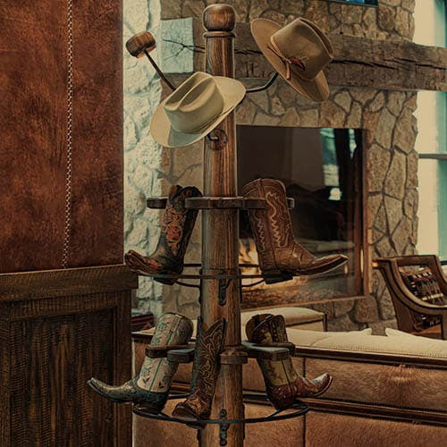Hat and Boot Rack